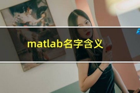 matlab名字含义